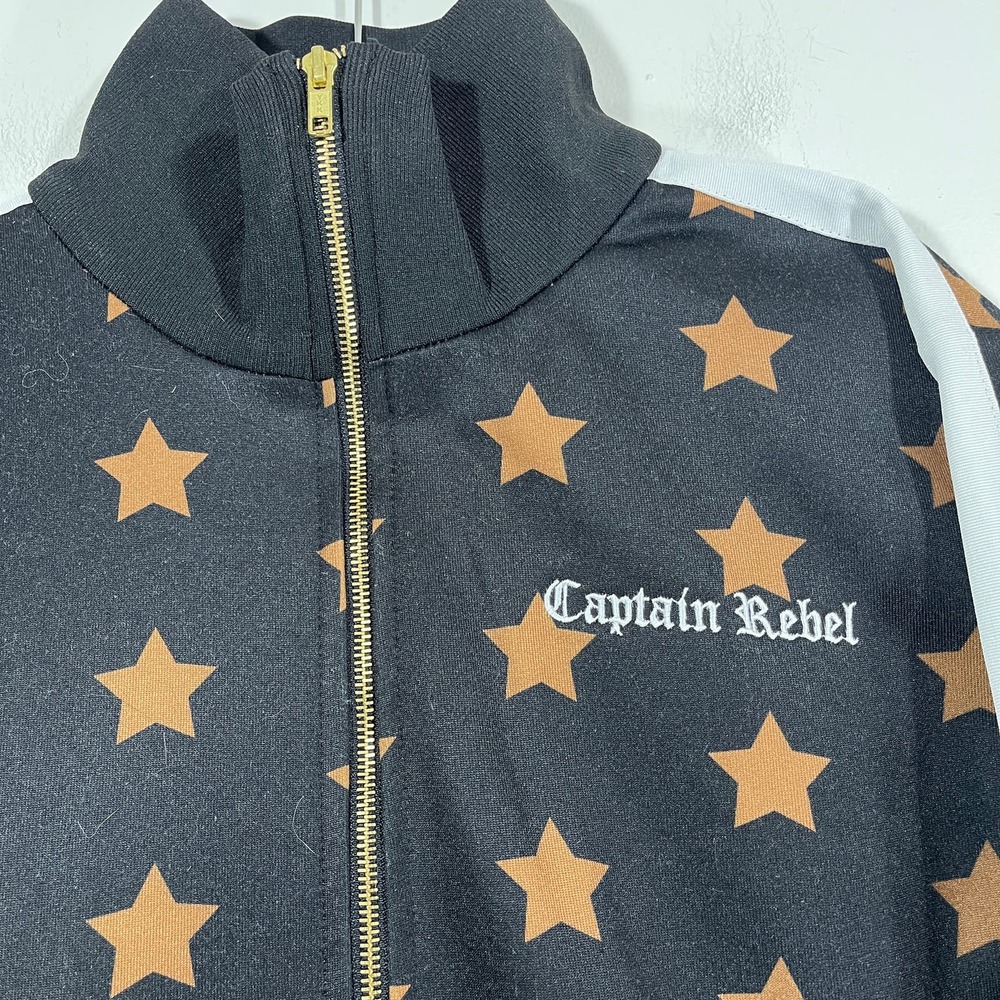 Captain Rebel Black Star Track Suit Set Size Large - Picture 16 of 16